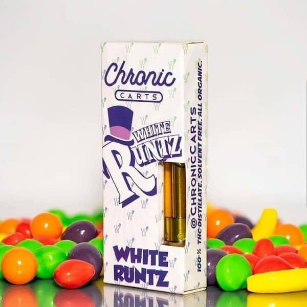 White Runtz Carts Delta 8 Cannabis